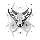 cubo de metatron tattoo design idea