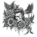 depeche mode sleeve tattoo tattoo design idea