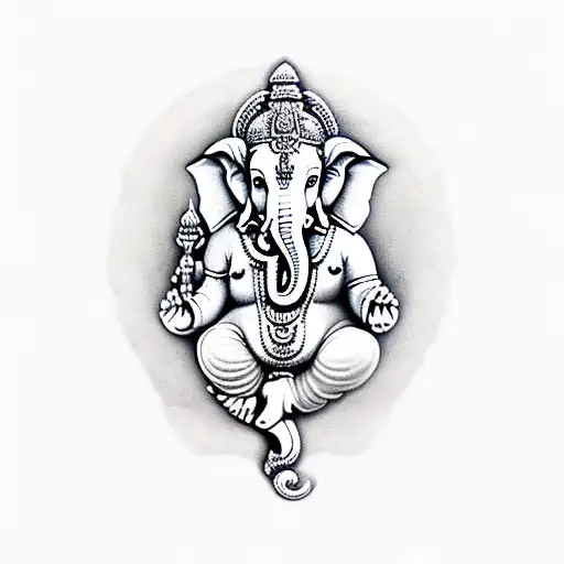 ganesha  tattoo design idea