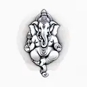 ganesha  tattoo design idea