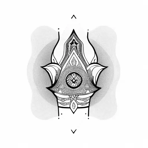Hamsa Symbol tattoo design idea