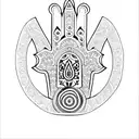 Hamsa Symbol tattoo design idea