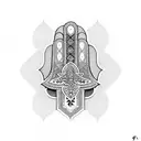 Hamsa Symbol tattoo design idea