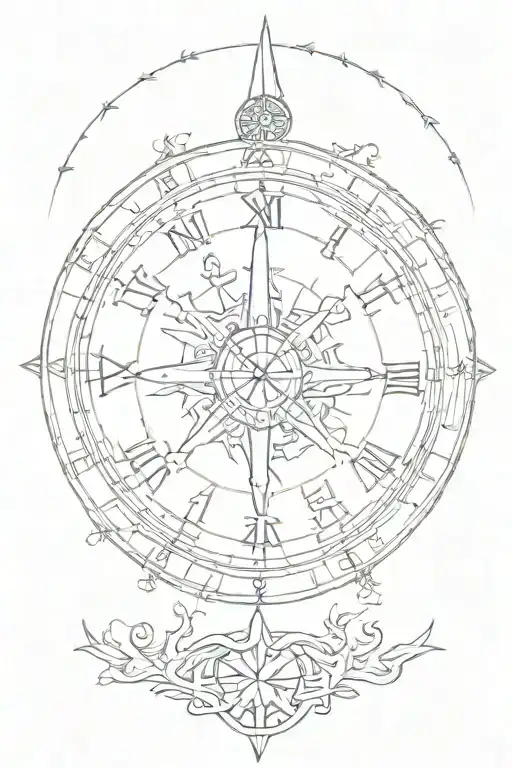 vegvisir viking compass for forearm tattoo tattoo design idea
