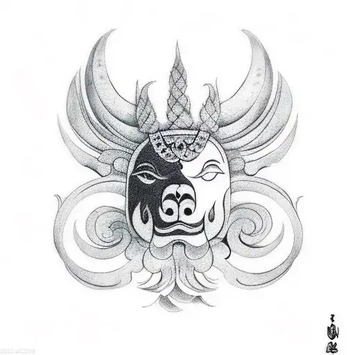 Sri Lanka tattoo design idea