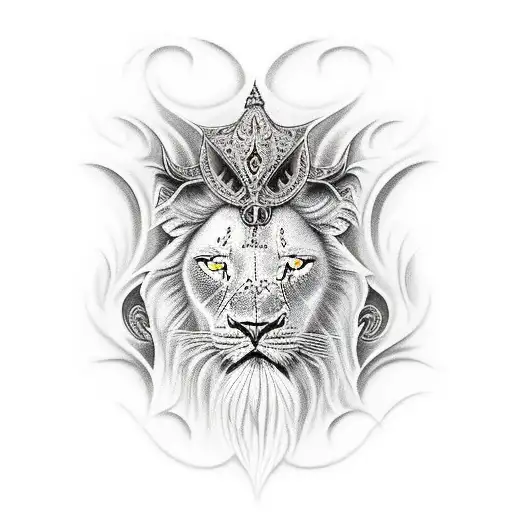 aslan demir tattoo design idea