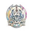 saint tattoo design idea