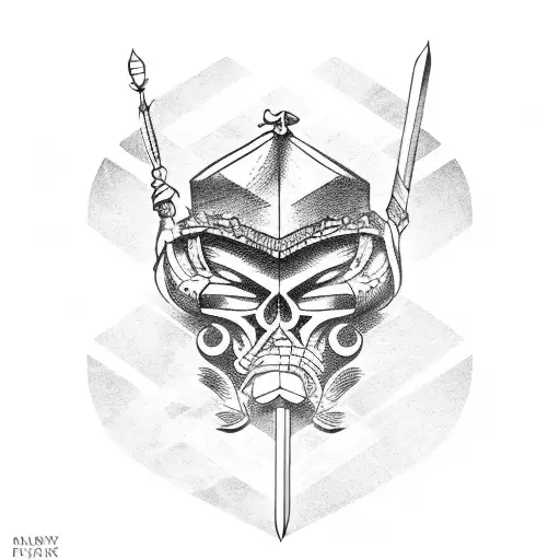 sic parvis magna tattoo design idea