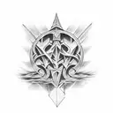 sic parvis magna tattoo design idea