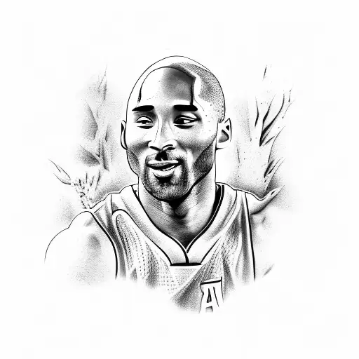 kobe quote with a black mamba tattoo design idea