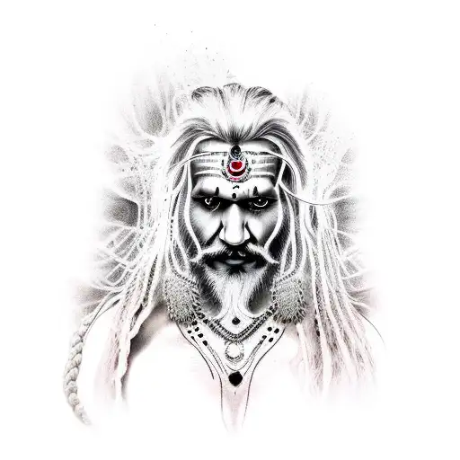 Aghori Tattoo | Shiva tattoo, Alien tattoo, Tattoos