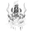 Aghori  tattoo design idea
