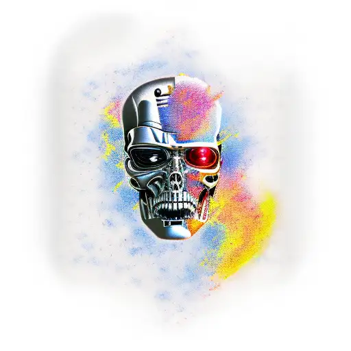 terminator arm tattoo design idea