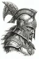 Spartan Warrior  tattoo design idea