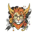 Harry potter , leo , gemini tattoo design idea