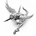 sky Runner silverhawks  tattoo design idea