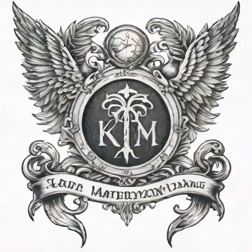 a tattoo that represents the meanings of the names "Kaidan" Rosalie" "maverick" and "Jaxon" tattoo design idea