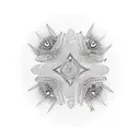 combination of Indian and Indiginous culture tattoo design idea