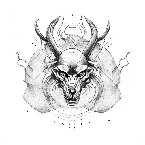dio cane maledetto tattoo design idea