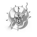 dio cane maledetto tattoo design idea