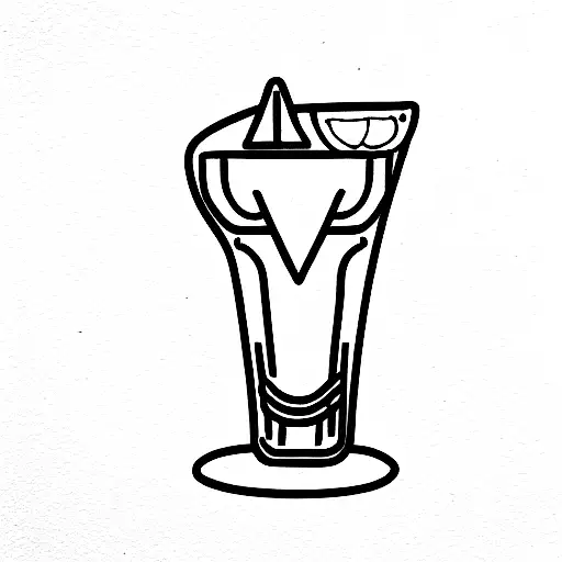bartender tattoo design idea