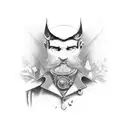 antique library  tattoo design idea