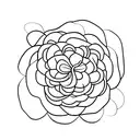 dainty flower tattoo design idea