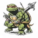 ninja turtle tattoo design idea