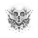 sarcophagus bleeding tattoo design idea