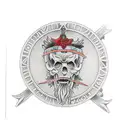 Ianus coin two-faced god CCC LXV tattoo design idea