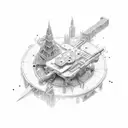 cyber sigilism  tattoo design idea