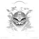 cyber sigilism  tattoo design idea