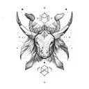 sagittarius constellation tattoo design idea