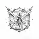 sagittarius constellation tattoo design idea