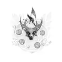 freedom & nature tattoo design idea