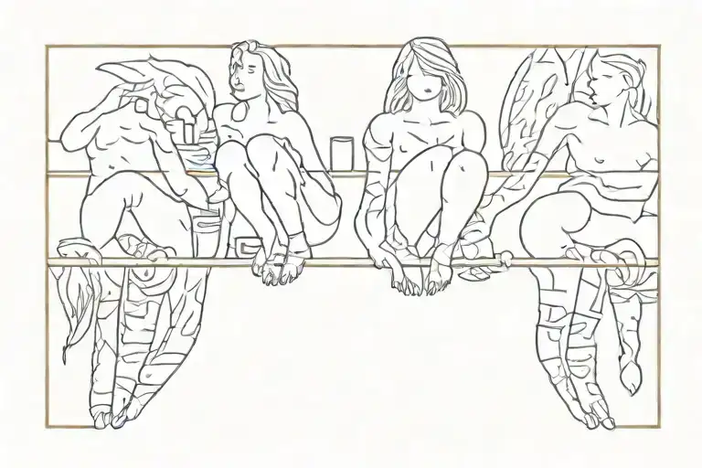 we didn't choose this life. we're just living it.  tattoo design idea