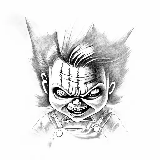 Chucky  tattoo design idea