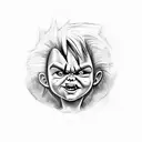 Chucky  tattoo design idea