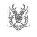 Suzuki with AK-47 tattoo design idea