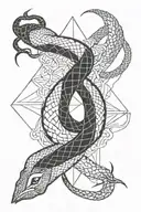 fire snake tattoo tattoo design idea