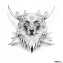 odín cuervo tattoo design idea