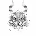 odín cuervo tattoo design idea