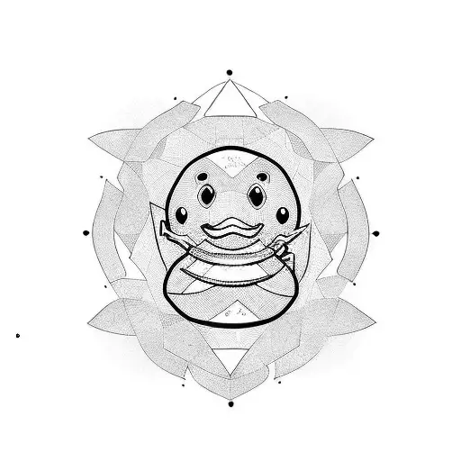 Rubber Duck tattoo design idea
