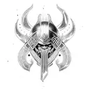 viking outer bicep tattoo design idea