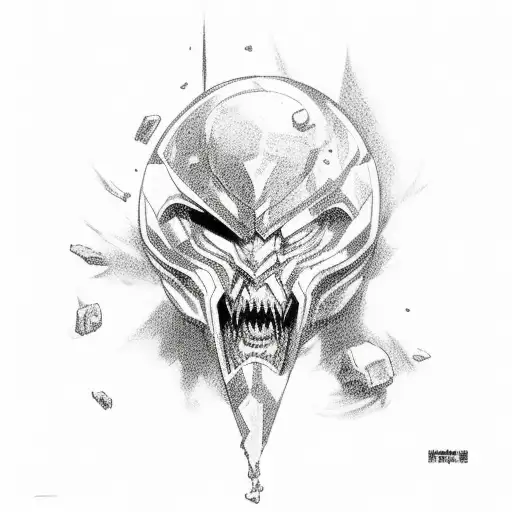 Thananos being killed tattoo design idea