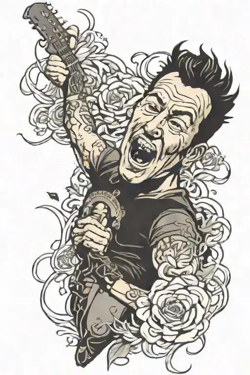 Sheffield, Bruce Springsteen, Manchester United tattoo design idea