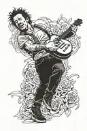 Sheffield, Bruce Springsteen, Manchester United tattoo design idea