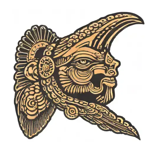 Sphinx tattoo design idea