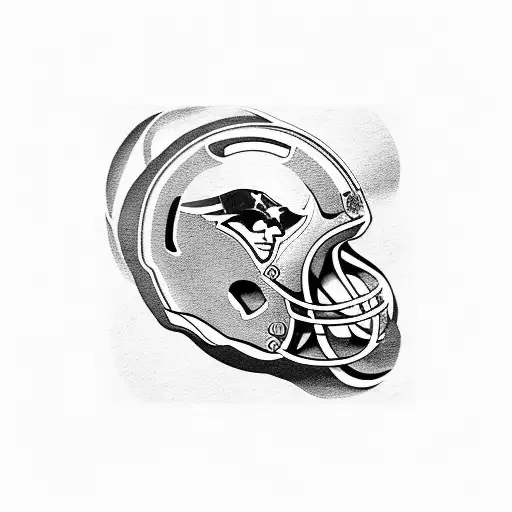 New England patriots logo with Tom brady and bill Belichick with Gillette stadium in the background  tattoo design idea