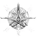 Assassins Creed blade tattoo design idea